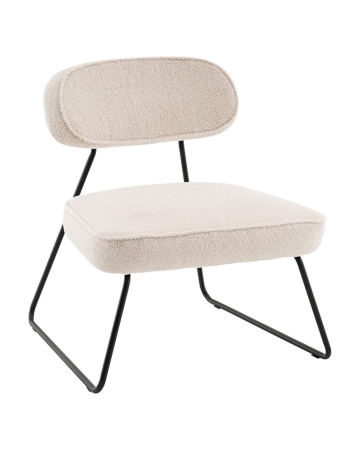 Кресло Kate new ткань букле бежевый