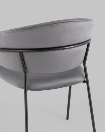 Стул Бруно ткань серый