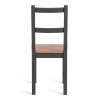 Стул Соната коричневый, дерево, твердое сиденье, без подлокотников