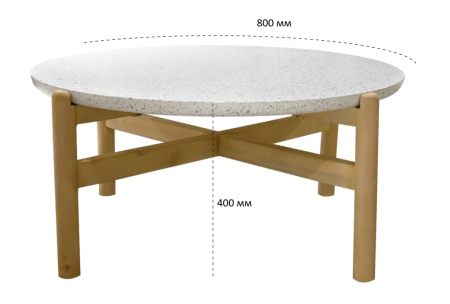 Комплект деревянной плетеной мебели Tagliamento Talara LOUNGE3 светлое дерево