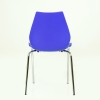 Стул N-234 Lili хром металл, стопируемый, синий