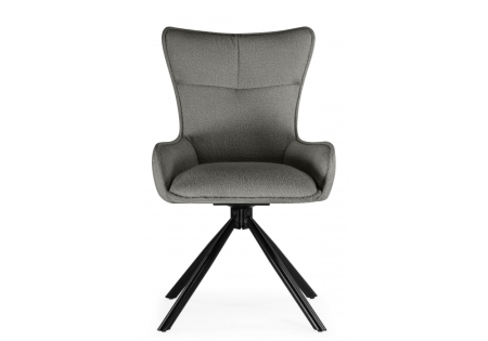 Стул на металлокаркасе Chicago светло-серый, черный