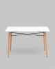 Стол Eames DSW Rectangle New 120*80 белый