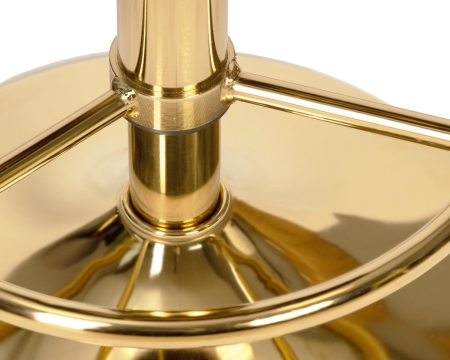 Набор 2 шт Табурет барный BRUNO GOLD, бежевый велюр (MJ9-10)