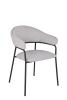 Стул обеденный Leya светло-серый