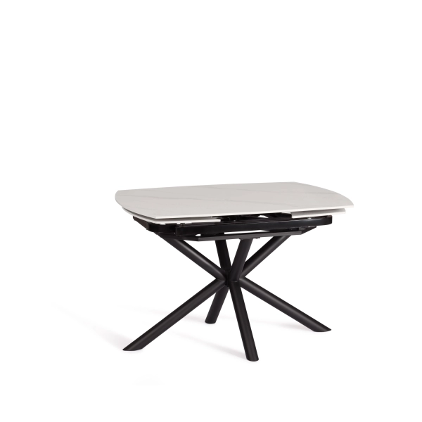 Стол обеденный Winston белый, металл и керамика, прямоугольная столешница