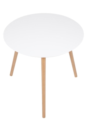 Стол журнальный "Омега 1" белый, Натуральный, без шпона