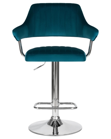 Набор 2 шт Стул барный CHARLY, морской волны велюр (MJ9-99)