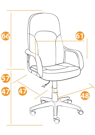 Кресло PARMA флок и ткань, бежевый и бронза