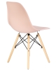 Стул обеденный DSW ножки светлый бук, светло-розовый PK-02