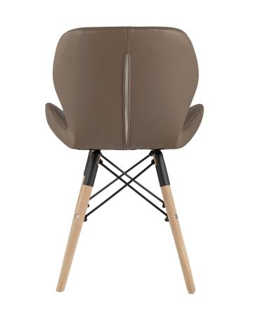 Стул Бон экокожа коричневый
