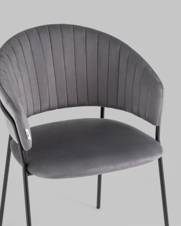 Стул Бруно ткань серый