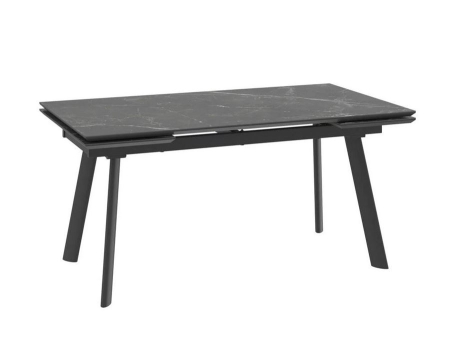 Cтол с керамическим покрытием Chelsy(F)-160 черный 160(40+40)x90