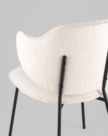 Стул Bellamy букле молочный