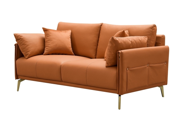 Диван CALIFORNIA NAPPA SF002 (2-х местный) коричневый