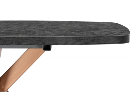 Стол деревянный Кортез 32 116(160)x77 раздвижной малави, медь