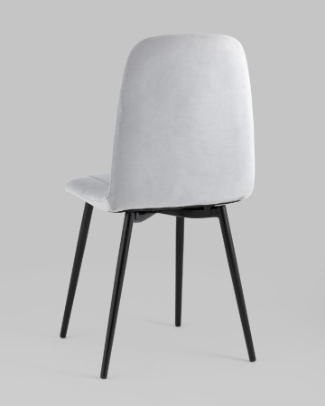 Стул Easy велюр светло-серый Стул Easy велюр светло-серый