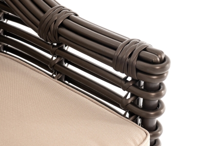 "Ницца" кресло из искусственного ротанга, бронзовый