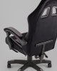 Кресло спортивное TopChairs MG-7019 велюр черно-серый фото в интернет-магазине Stoolmarket
