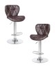 Набор 2 шт Стул барный BARNY, коричневый
