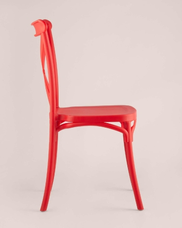 Стул Кроссбэк пластиковый красный