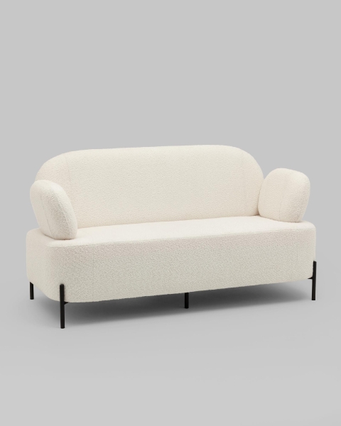 Диван Кэнди ткань букле белый