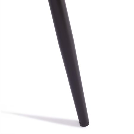 Стул BREEZE (mod. 4724) вельвет и металл, 44х53х87 см, светло-серый и черный