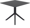 Стол пластиковый Sky Table 80 черный Стол пластиковый Sky Table 80 черный