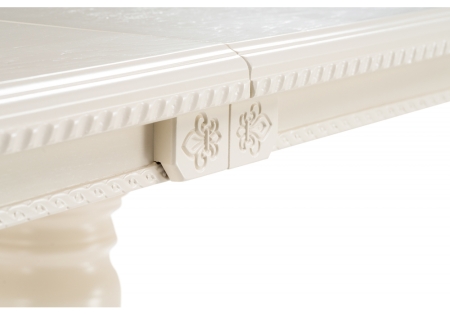 Стол деревянный Эвклаз овальный бежевый