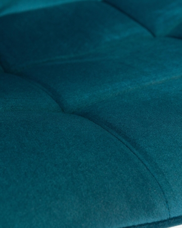 Набор 2 шт Стул барный TAILOR WHITE, морской волны велюр (MJ9-99)