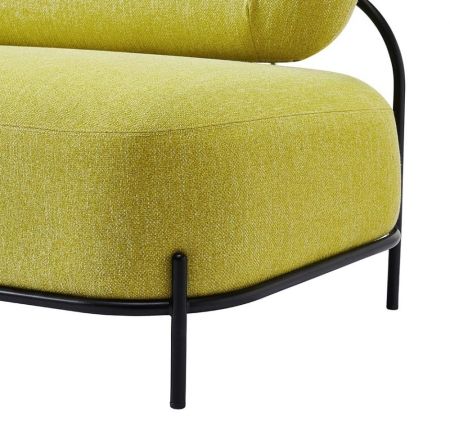 Диван SOFA 06-02 (2-х местный) желтый A652-21