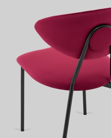 Стул обеденный Квинси велюр винный