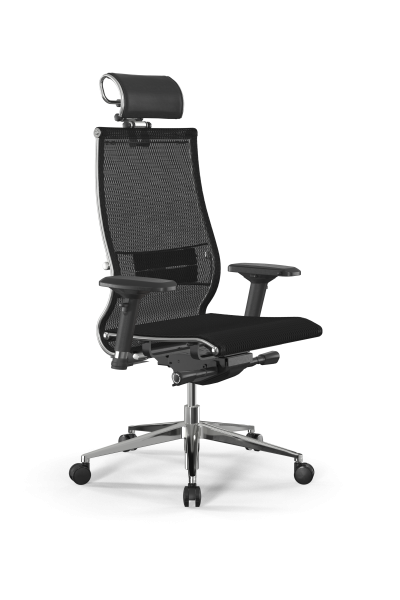 Компьютерное кресло Samurai L2-5D - TS /Kc00/Nc00/D04P/H2cL-3D(M26.B32.G25.W03), черный плюс