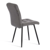 Стул обеденный Medeo серый с черными ножками Стул обеденный Medeo серый с черными ножками