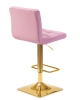 Стул барный GOLDIE пудрово-сиреневый велюр MJ9-52