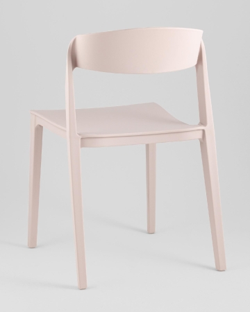 Стул Moris пластик нежно-розовый