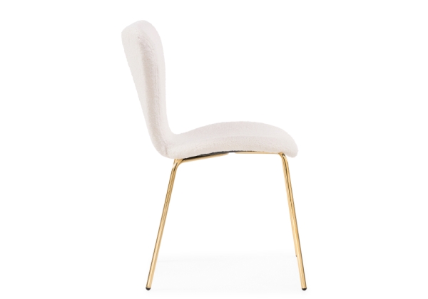 Стул Solo white, gold