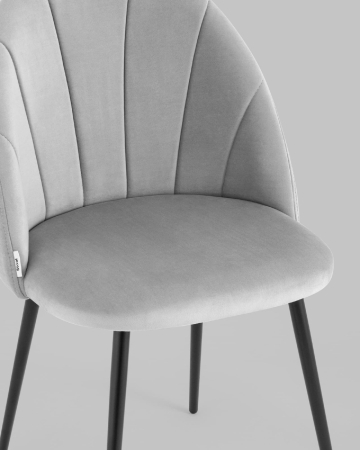 Стул Логан NEW велюр светло-серый 2 шт.
