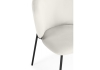 Стул на металлокаркасе Рикко белый (milk), черный