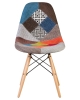 Стул обеденный DSW ножки светлый бук, мозаика