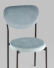Стул обеденный Барбара велюр серо-голубой NC