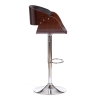 Барный стул LANDO (mod.4036) металл, дерево, экокожа, 59х51х93-114 см