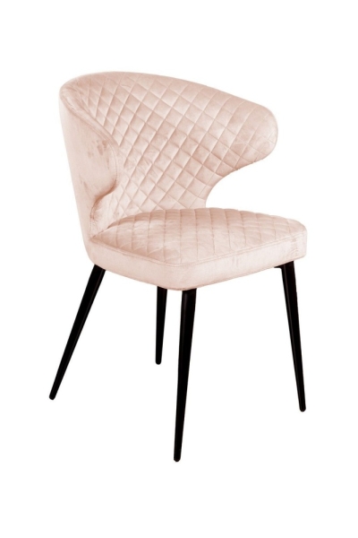 Стул Richard ромб, бархат светло-бежевый