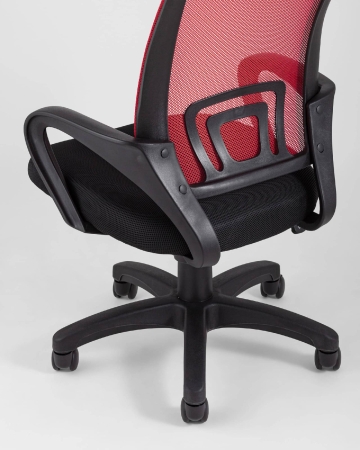 Кресло офисное Simple TopChairs красное