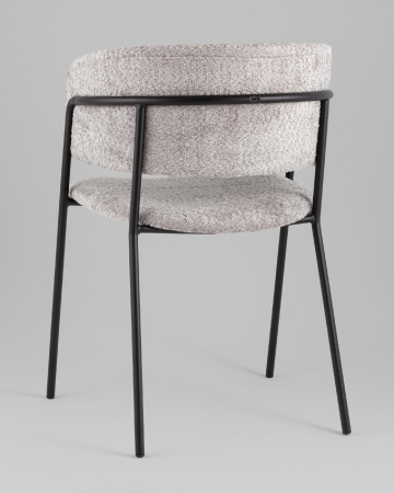 Кресло Нэлли New букле светло-серый