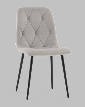 Стул Одди Diamond велюр светло-серый