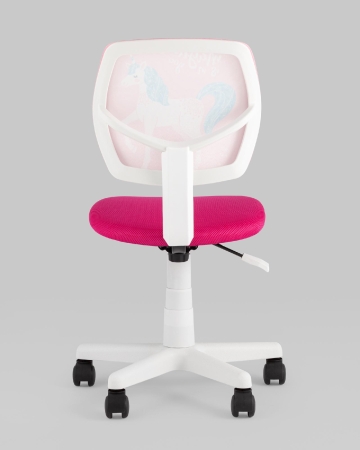 Кресло компьютерное детское ЛОЛО Unicorn, пластик белый