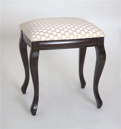 Пуф "Дионис" золотой и венге, ткань