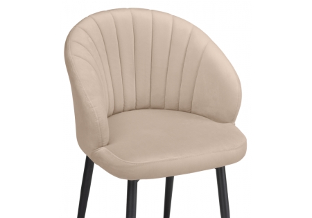 Стул на металлокаркасе Бэнбу крутящийся MR-26, черный