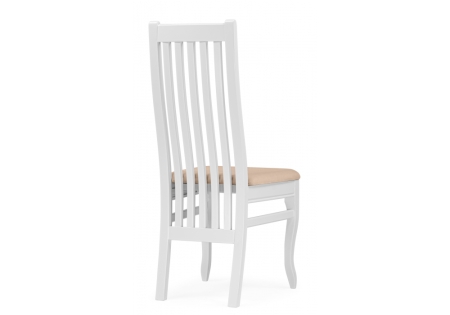 Стул деревянный Арлет белый, tenerife latte